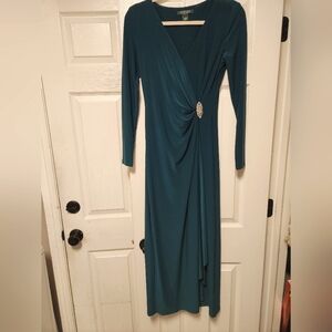 Lauren Ralph Lauren Emerald Green evening Dress Size: 4